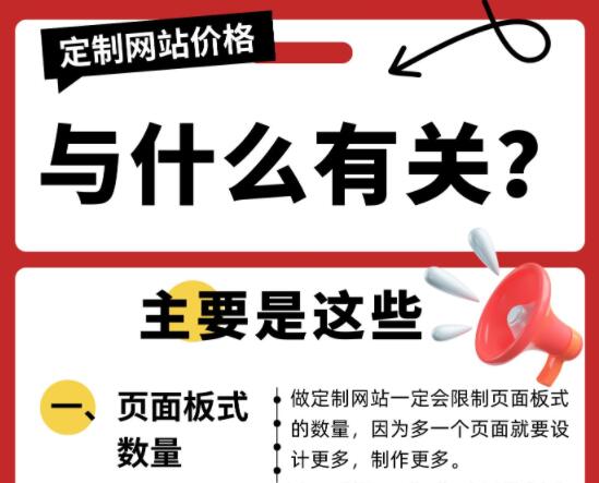 定制網站價格什么樣的都有，這到底與什么有關？